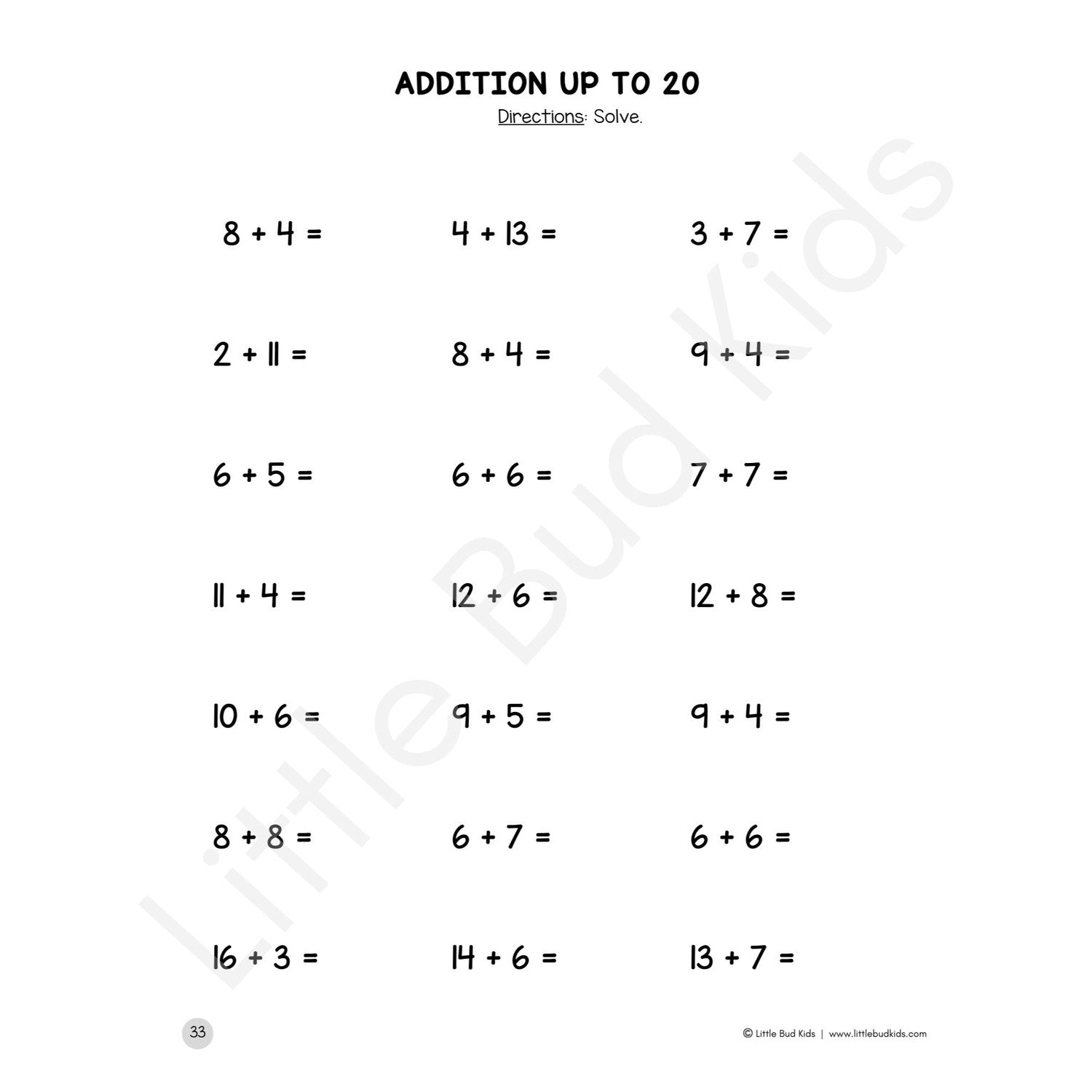 Free math basic facts worksheet, download free math basic facts