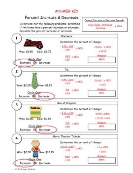Percent Change Percent Increase Or Decrease By Math Maker Tpt - Stunning Nature Background - Retina