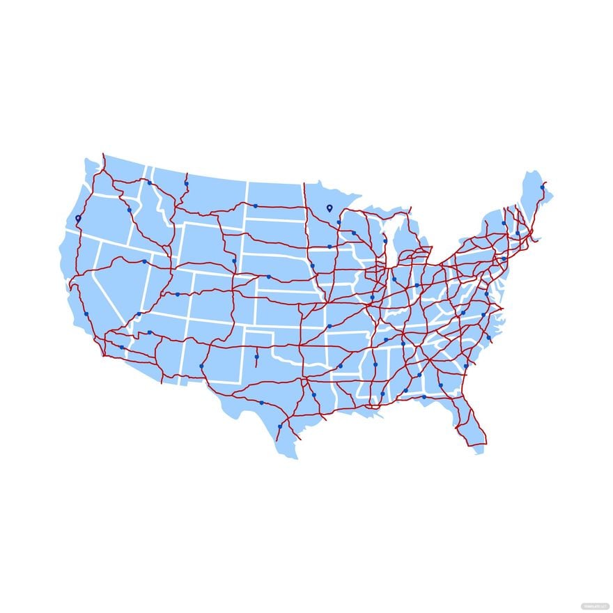 Conquer The Road Your US Interstate Map Guide Printable Us Interstate Map 12 