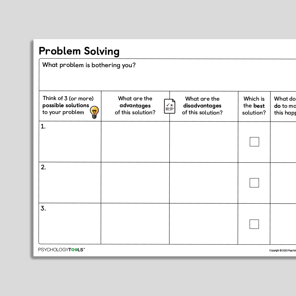 Solve problems by counting worksheet: free printable pdf for kids