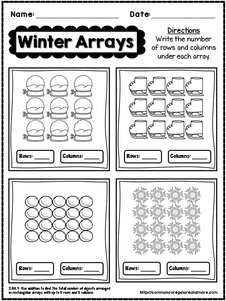 2 Oa 4 Rectangular Array 2nd Grade Common Core Math Worksheets - Space Backgrounds - Incredible HD Collection