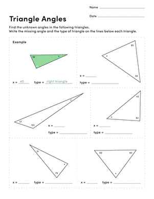 Triangle angles