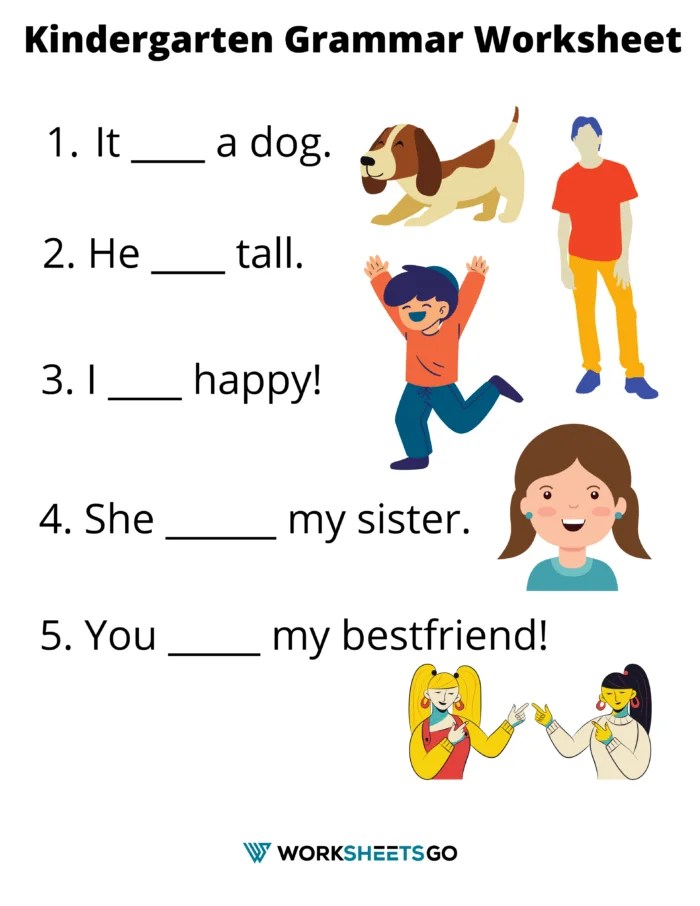 Complete the sentence worksheets