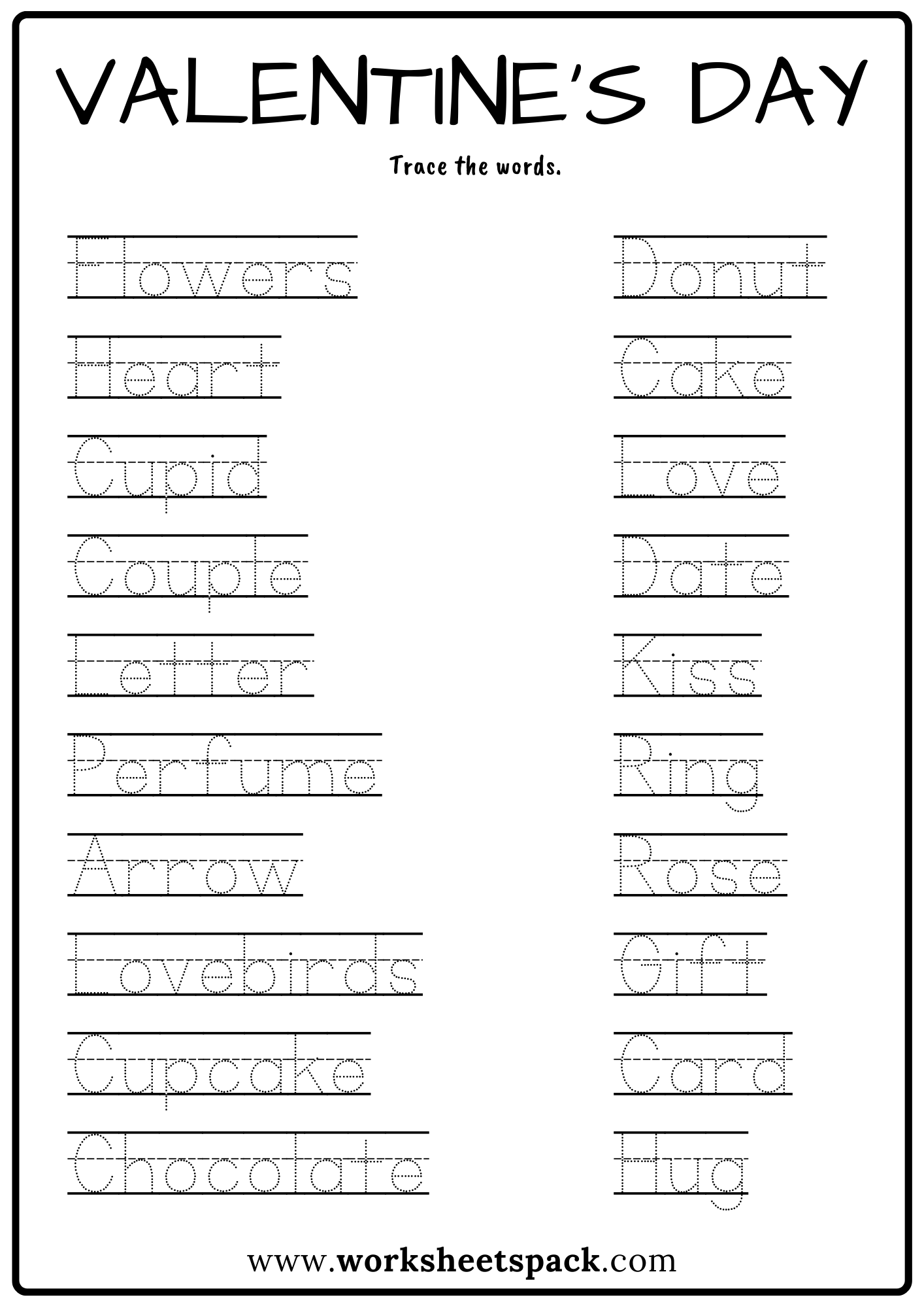 35 free valentine's day worksheets