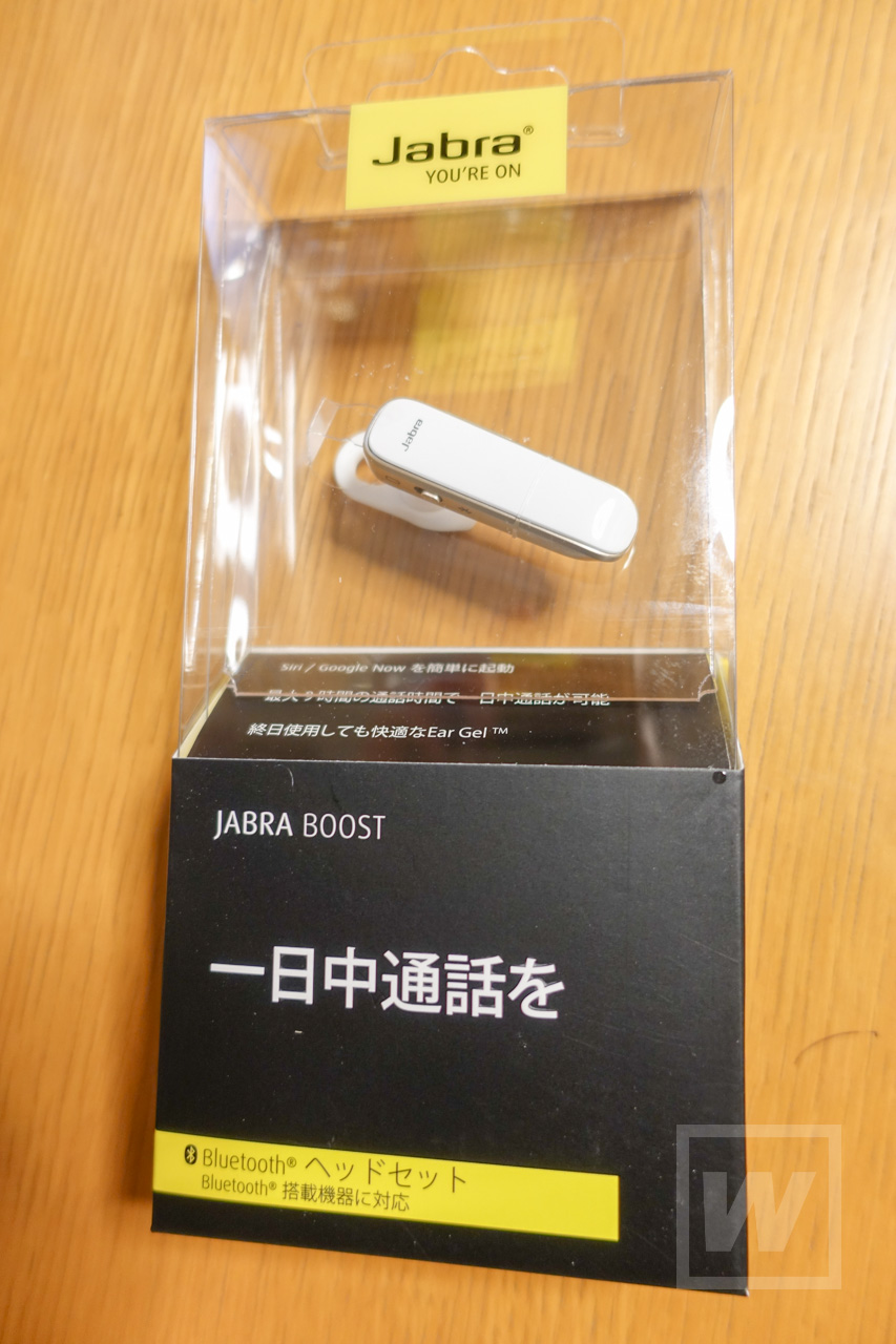未使用】ジャブラ・BOOST・Bluetooth・ヘッドセット・ブラック 携帯