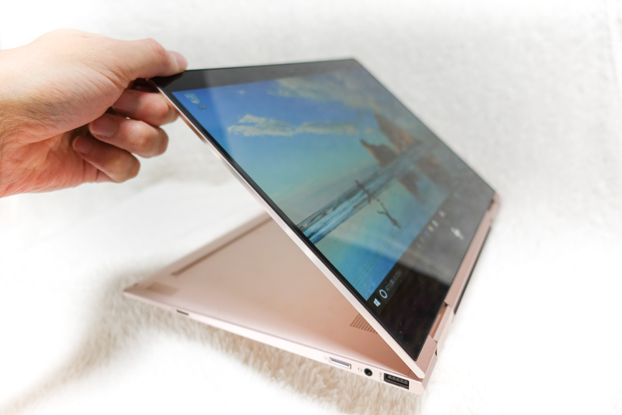 hp - HP Spectre x360 Special Editionローズゴールド ASCII.jp：限定色ローズゴールドや英語キーボード採用「HP