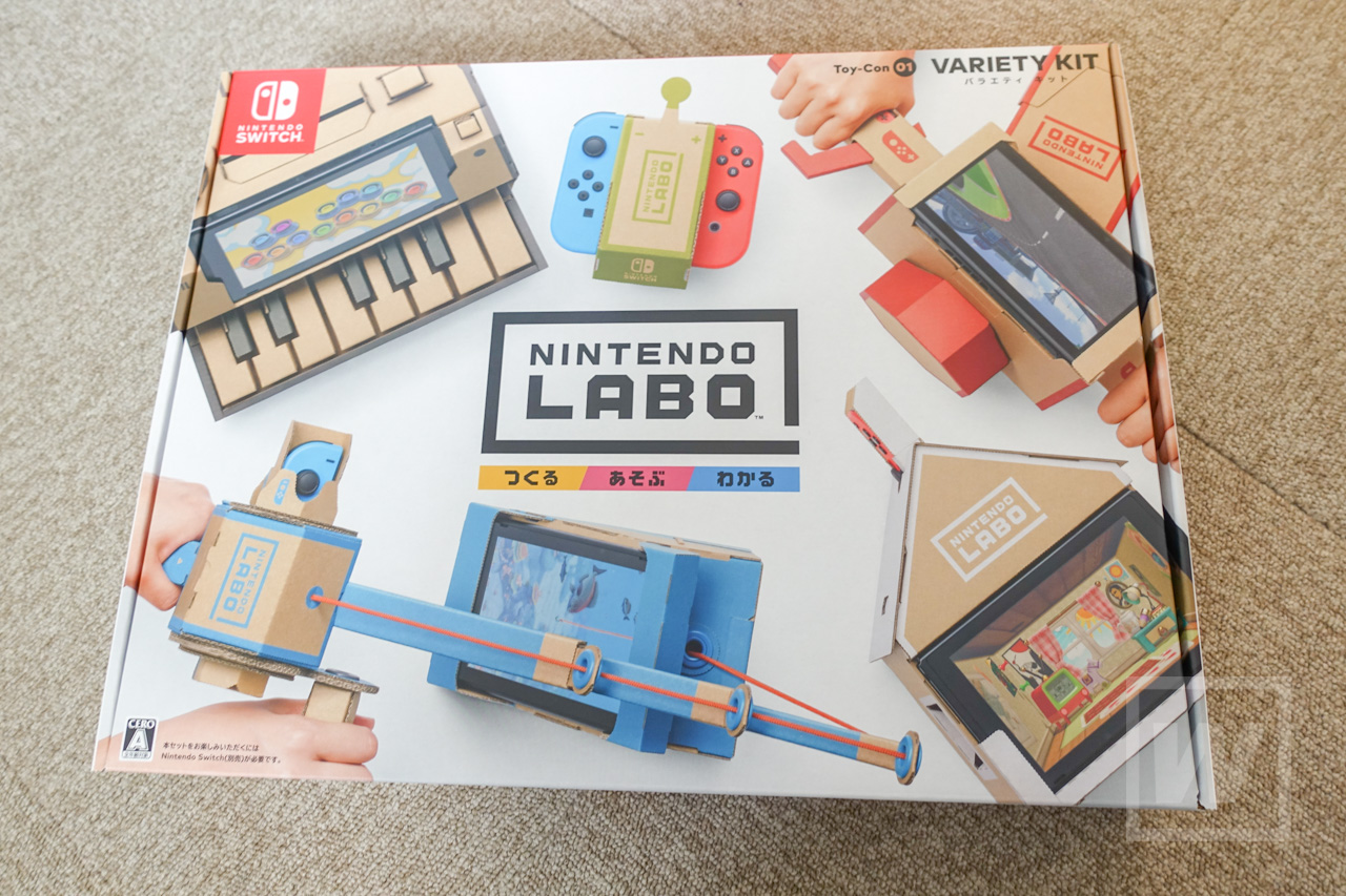 ニンテンドーラボを買ってみた！推奨年齢を完全に無視し4歳と1歳児で