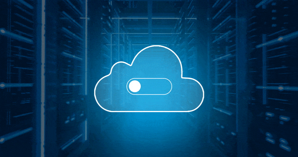 Finger sliding toggle switch to on position activating cloud eSIM | Workz