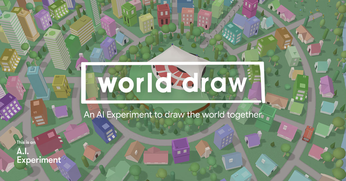You draw, and a neural network tries to guess what you’re drawing. World Draw