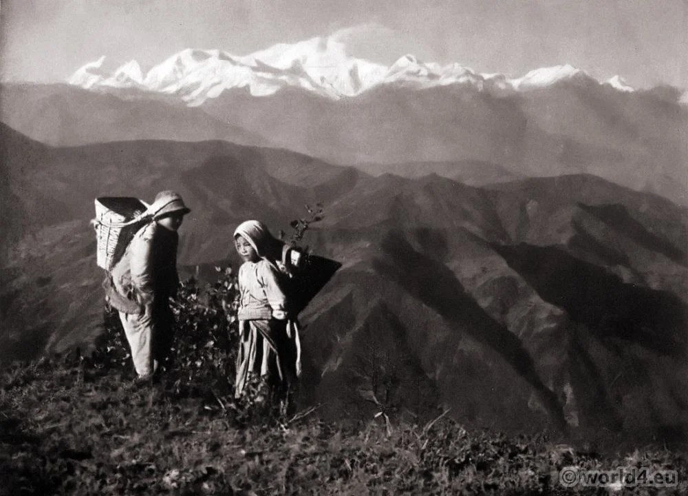 Views of Darjeeling: With typical native portraits and groups.