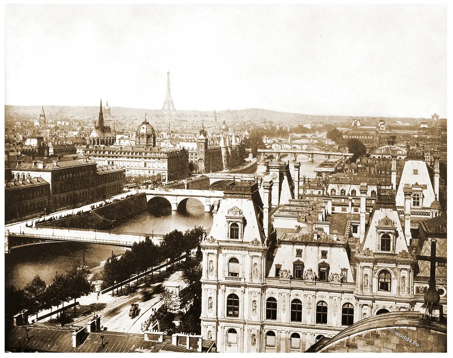 Paris. church of montmartre, 19c.