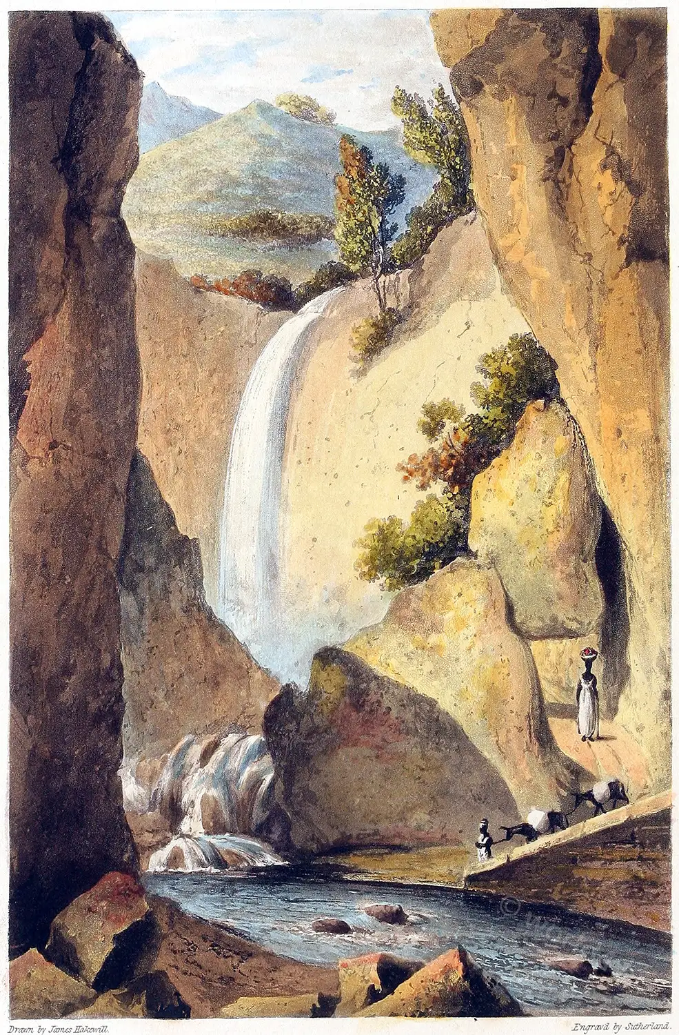 Cane River, Cascade, Waterfall, Windward, Kingston, Jamaica