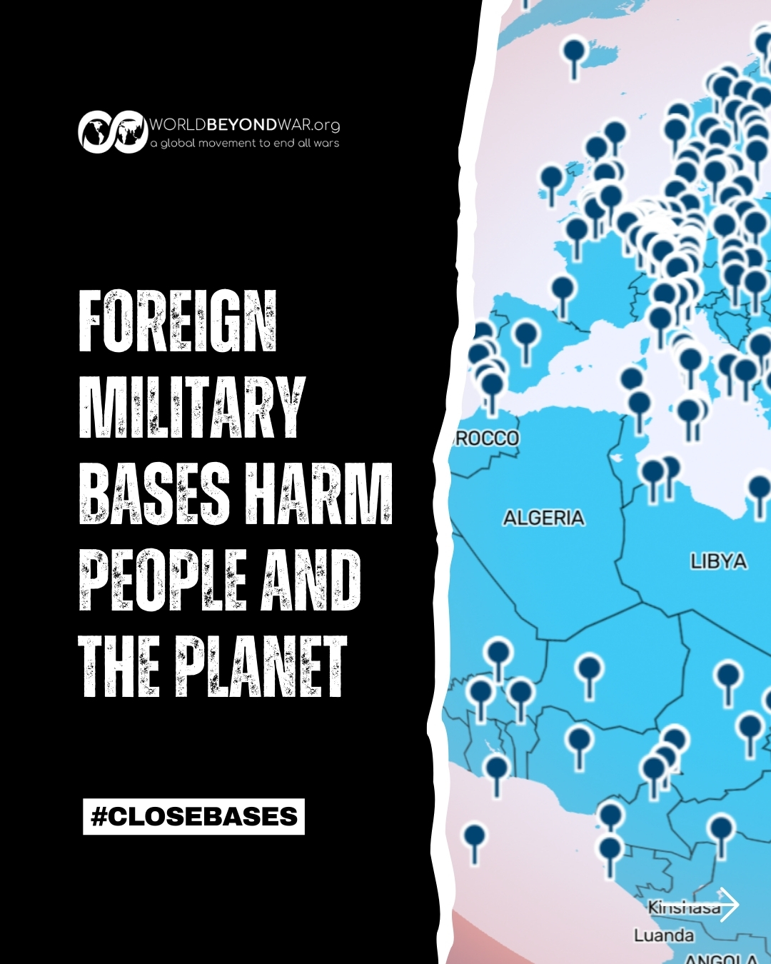 Global Days Of Action To CloseBases 2026 World BEYOND War Closebases Slide 1 