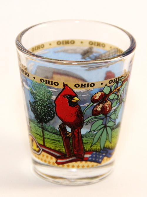 World By Shotglass Pennsylvania State Wraparound Shot Glass – Multicolor – Glass – Official State Series
