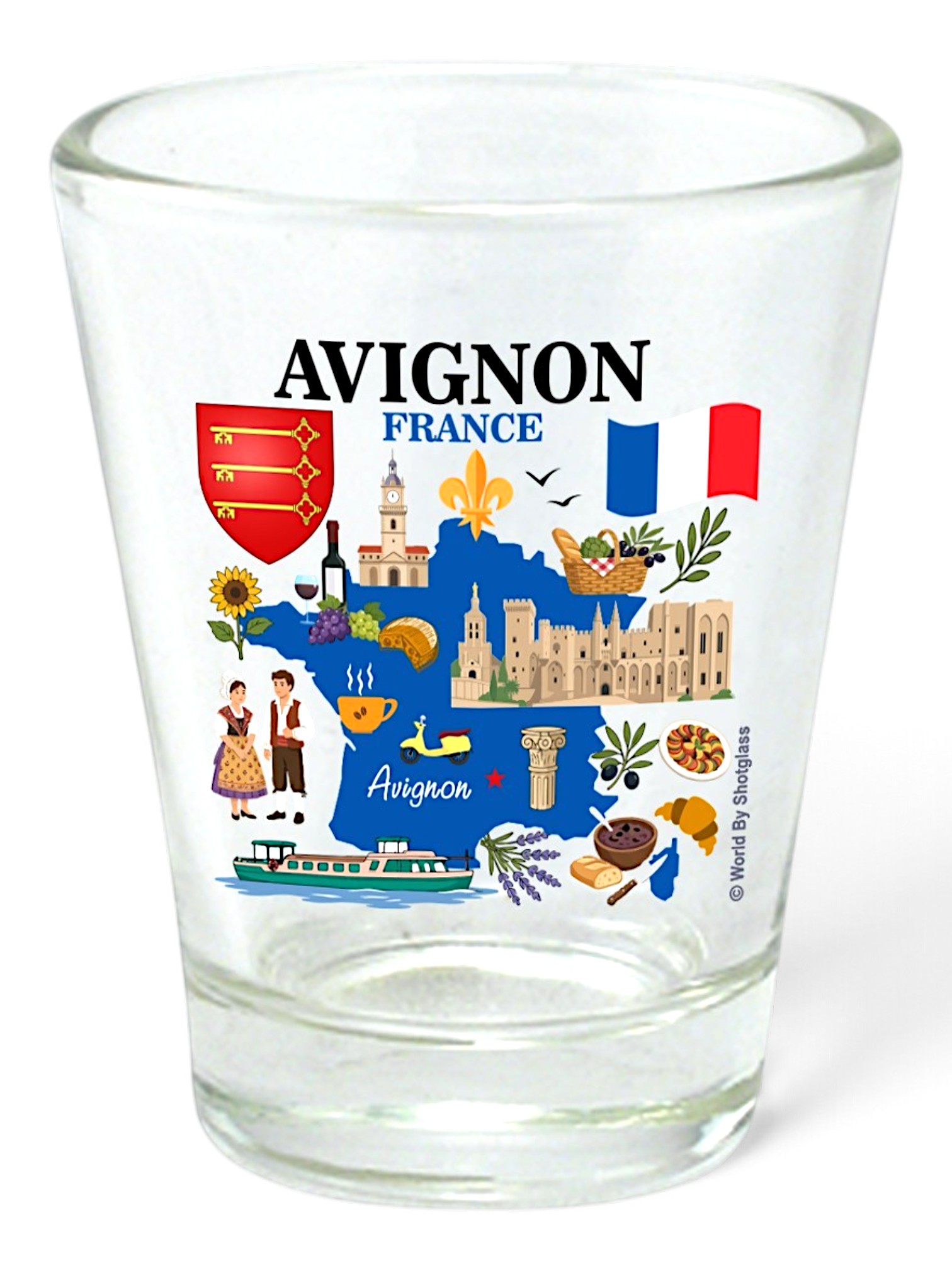 Avignon France Great French Cities Collection Shot Glass