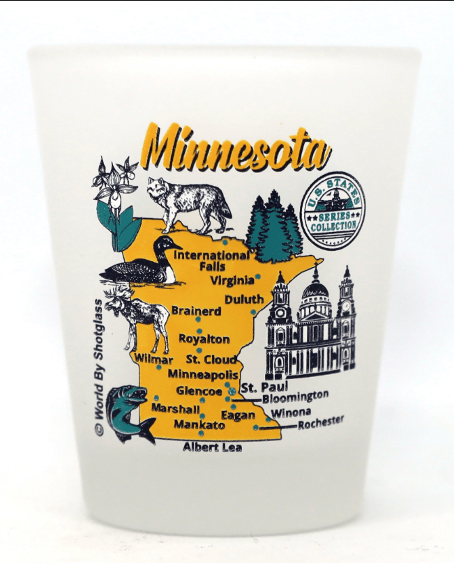 Minnesota US States Series Collection Shot Glass, a very remarkable part of our United States collection