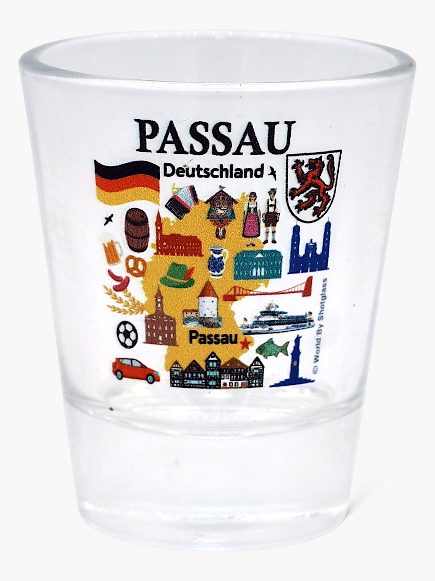 Passau Germany Great German Cities Collection Shot Glass