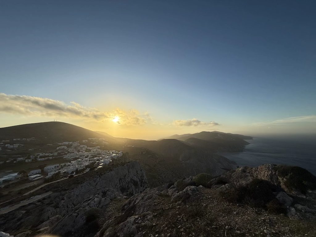Folegandros sunset