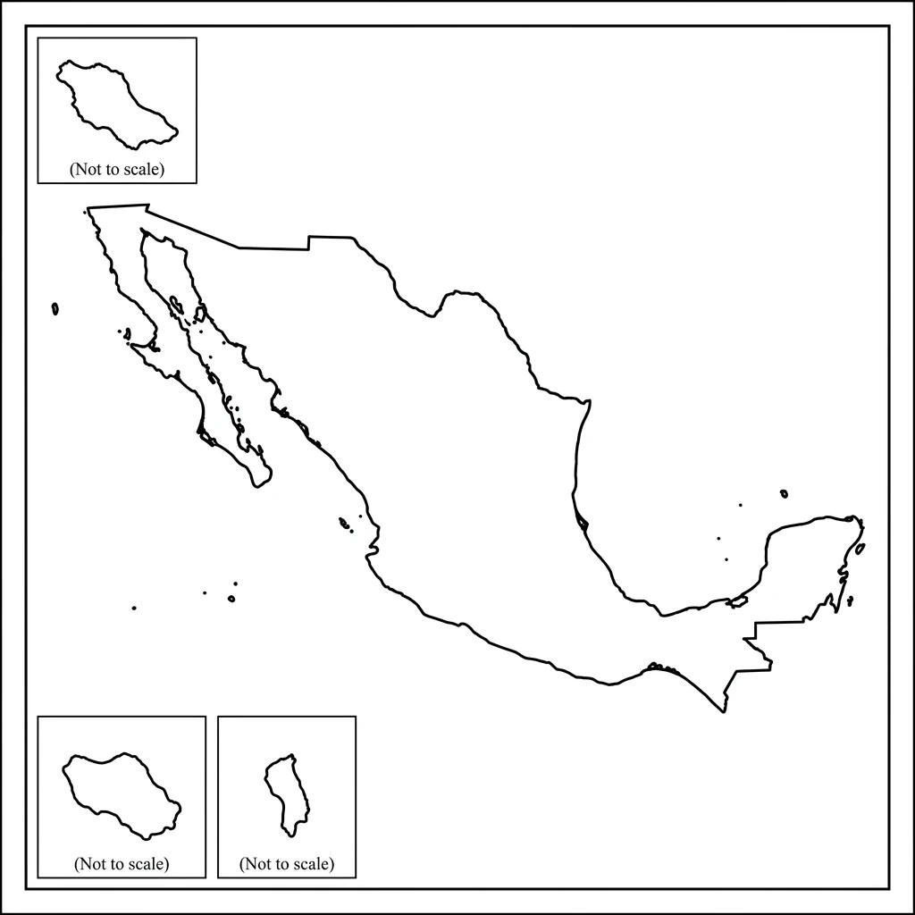 Blank Map Of Mexico Mexico Map Outline Blank Map Of Mexico.webp