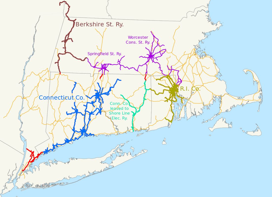 Free Connecticut Railroad Map And The Major Railroads In.