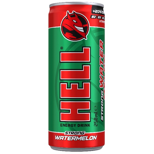 Hell energy drink strong watermelon (tray 24 x 250 ml)