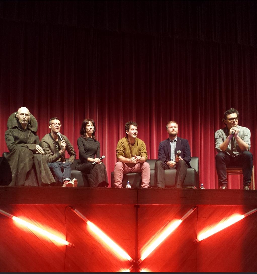 'good chat going on at #ArmageddonExpo #hilarious'