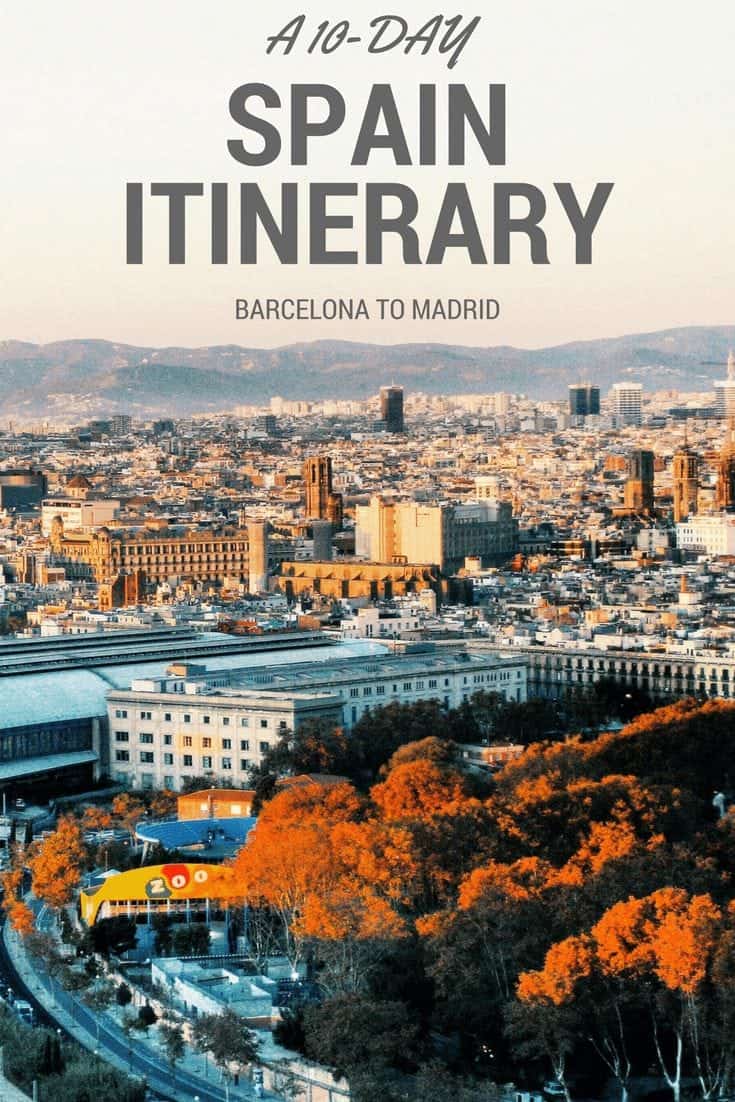 Madrid, however, is especially good for those who love a bustling capital with a truly spanish atmosphere and many, many possibilities for . Spain Itinerary 10 Days In Barcelona Madrid World On A Whim