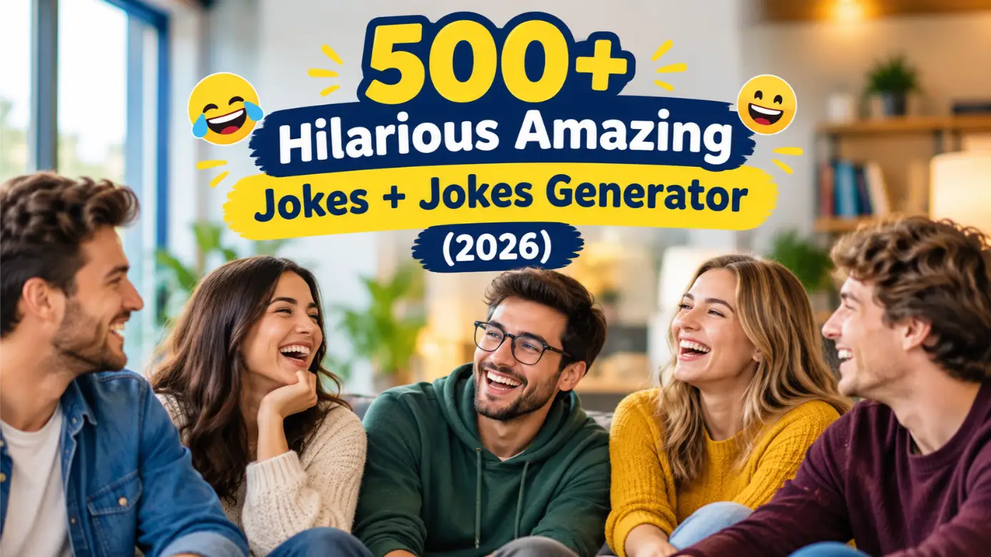 Hilarious Amazing jokes with jokes generator