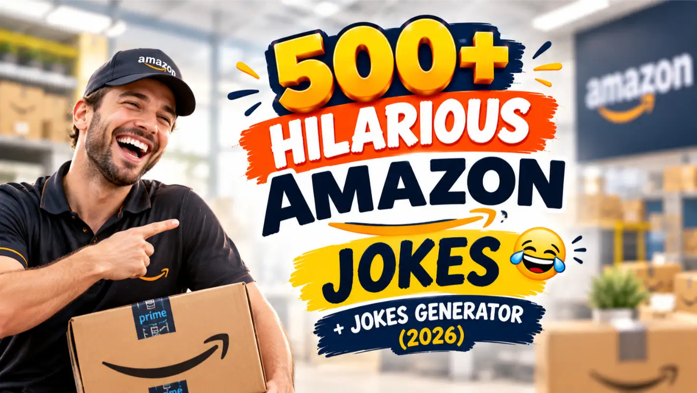 Hilarious Amazon jokes with jokes generator