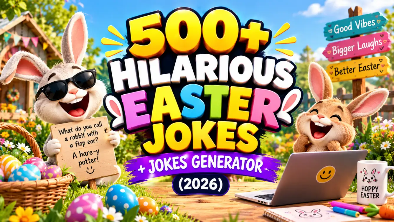 Hilarious Easter jokes with jokes generator