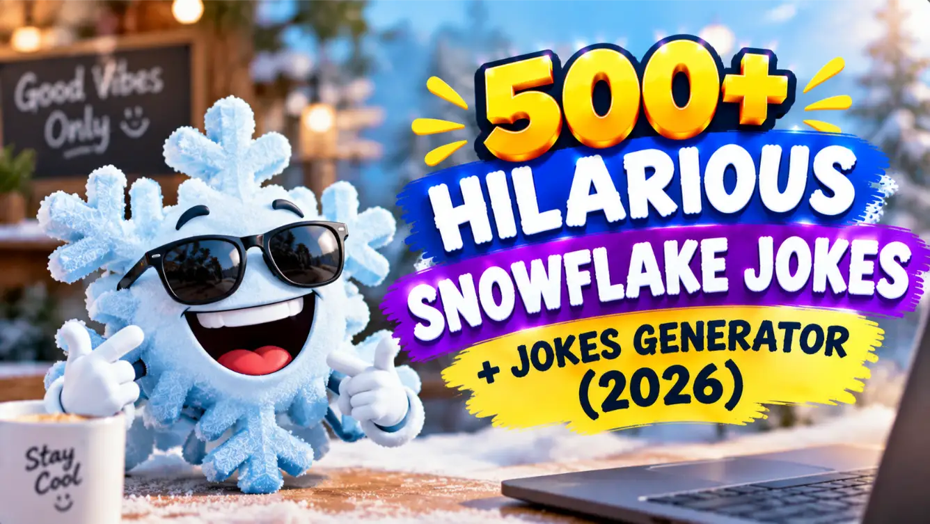 Hilarious Snowflake jokes with jokes generator