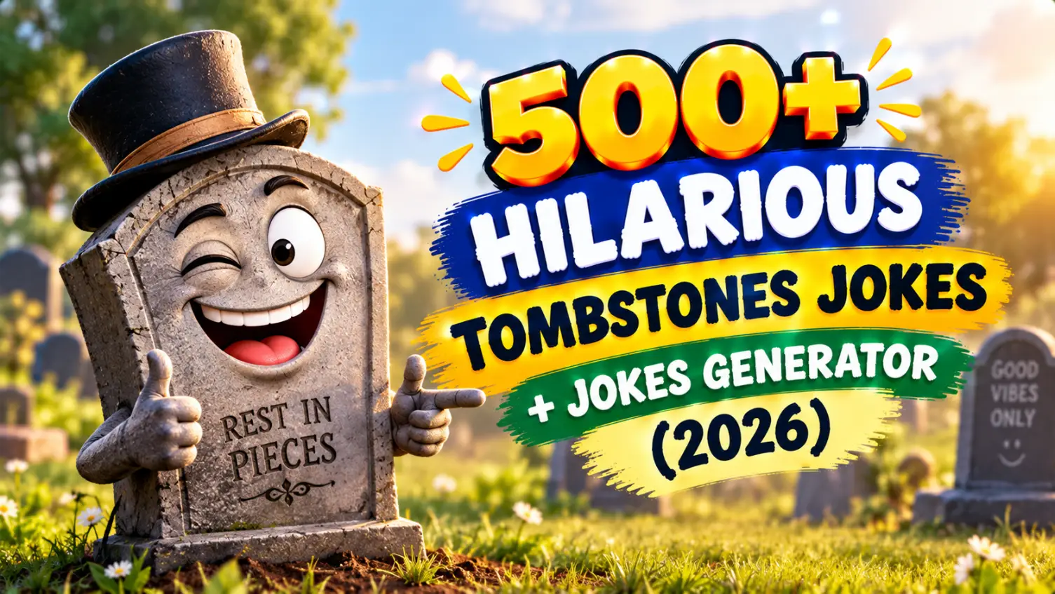 Hilarious Tombstone jokes with jokes Generator