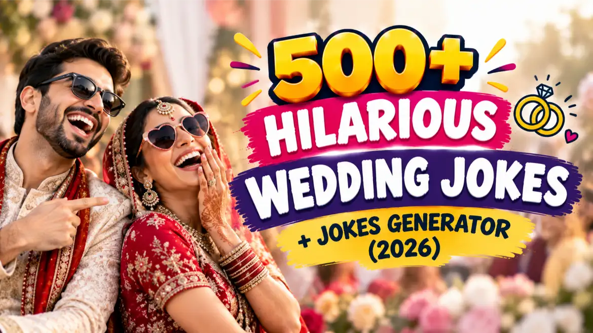 Wedding jokes with jokes generator