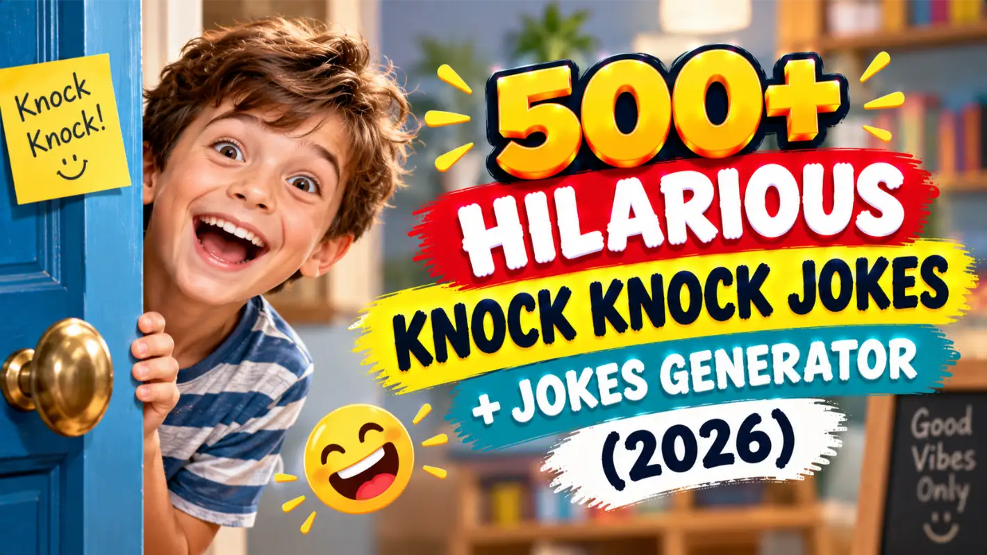Hilarious Knock Knock Jokes with Jokes Generator