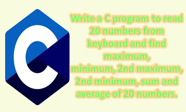 C Program To Read Two Numbers And Find The Maximum Minimum Number - Best Ocean Images in 4K