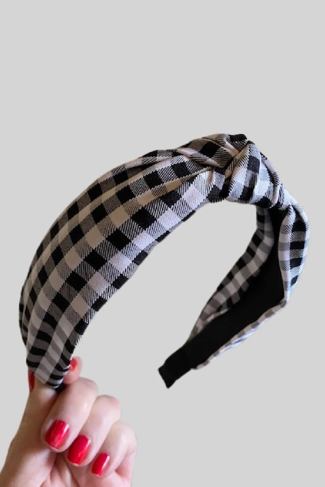 Gingham Head Band