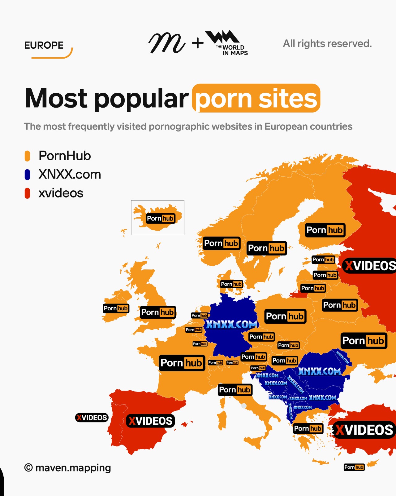 What PornHubs dominance in Europe says about online habits