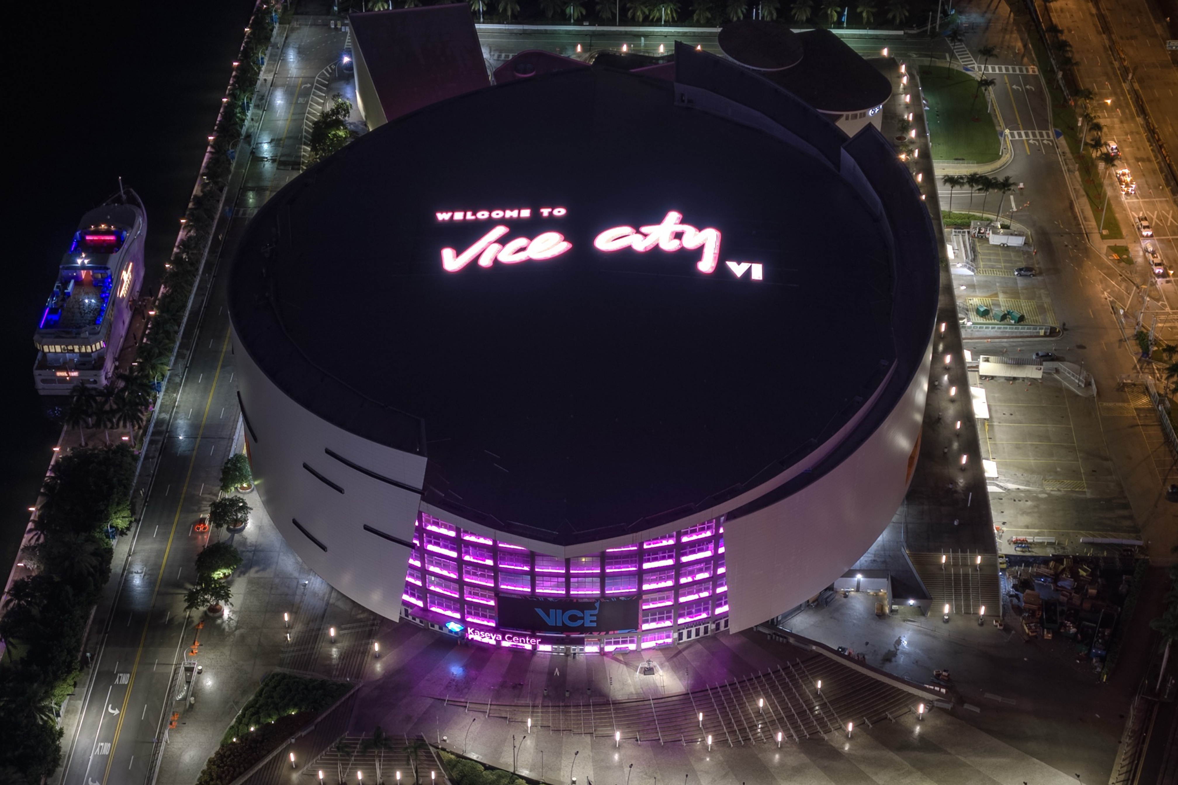 Miami Heat and Rockstar Games® Collaborate to Host “A Night in Vice City” at Kaseya Center