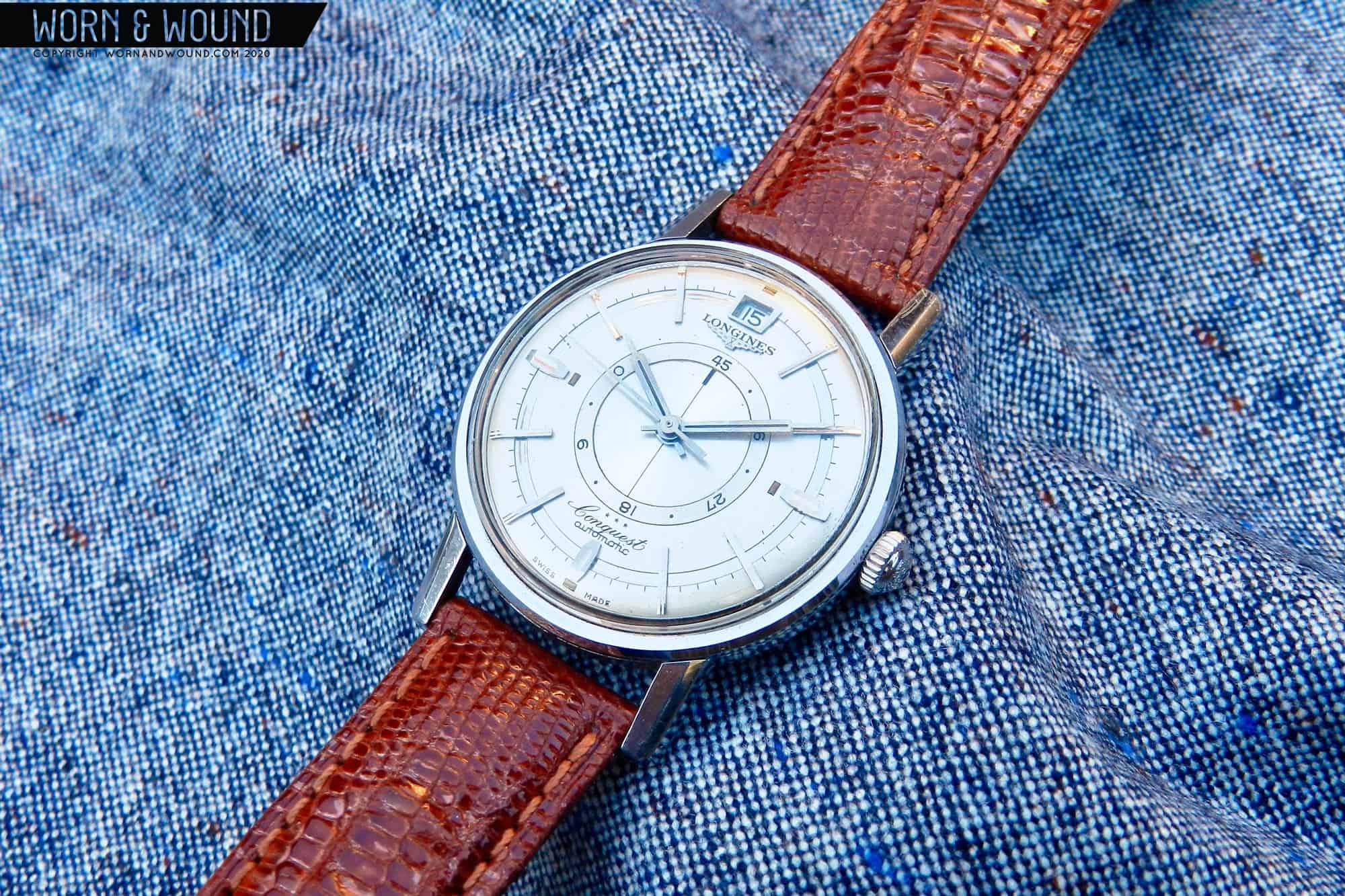 Vintage Spotlight 1965 Longines Conquest Power Reserve Worn Wound