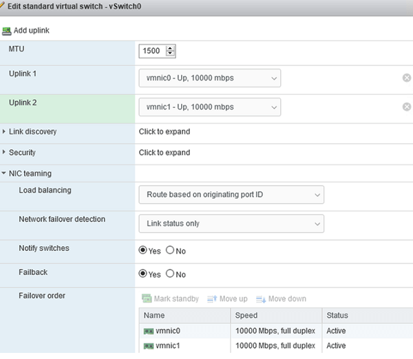 virtual switch settings