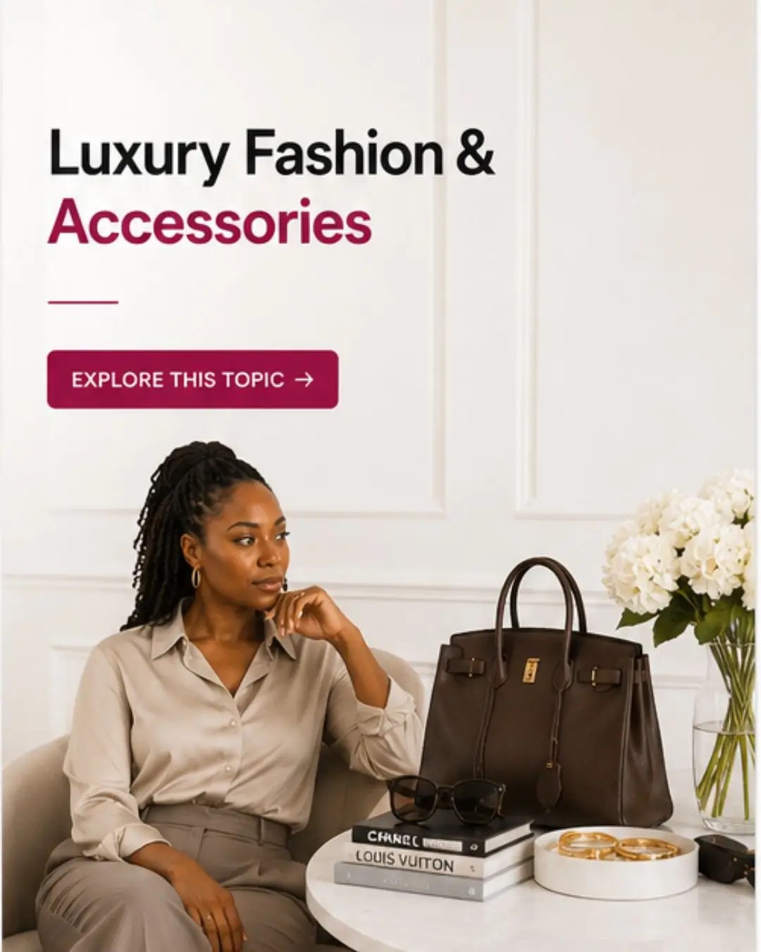Founder of Wot's Her Name Again? showcasing Luxury Fashion & Accessories with elegant designer-inspired styling.