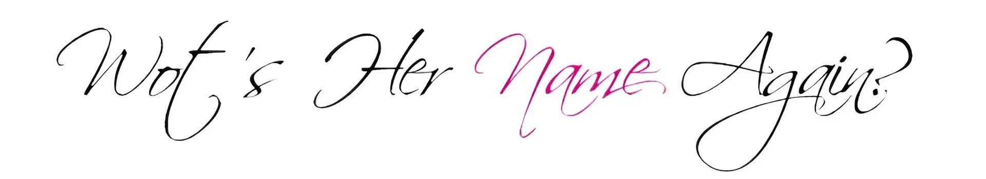 wots her name again? logo