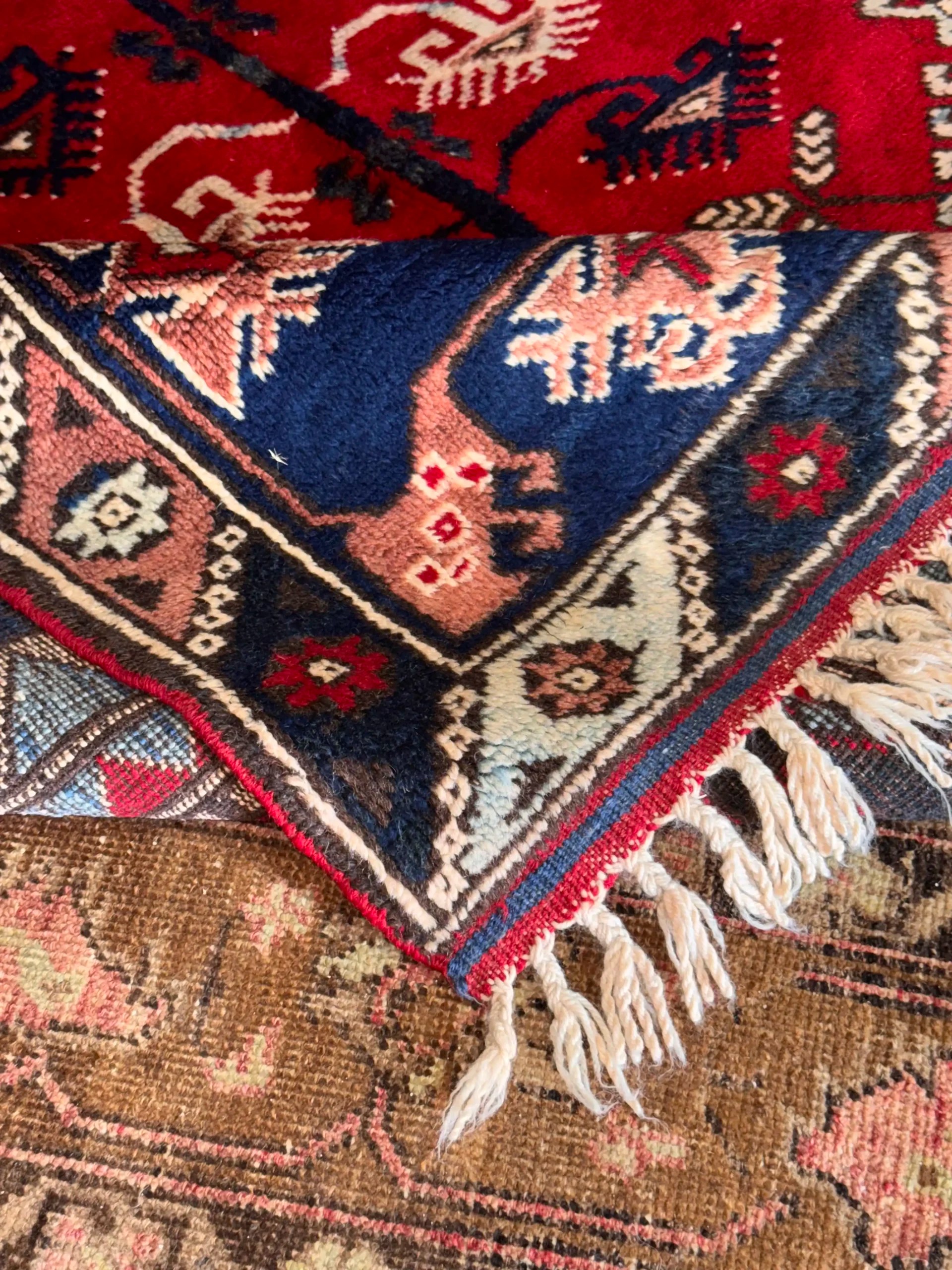 Vintage Handwoven Unique Timeless Turkish Rug Kilim - Image 3