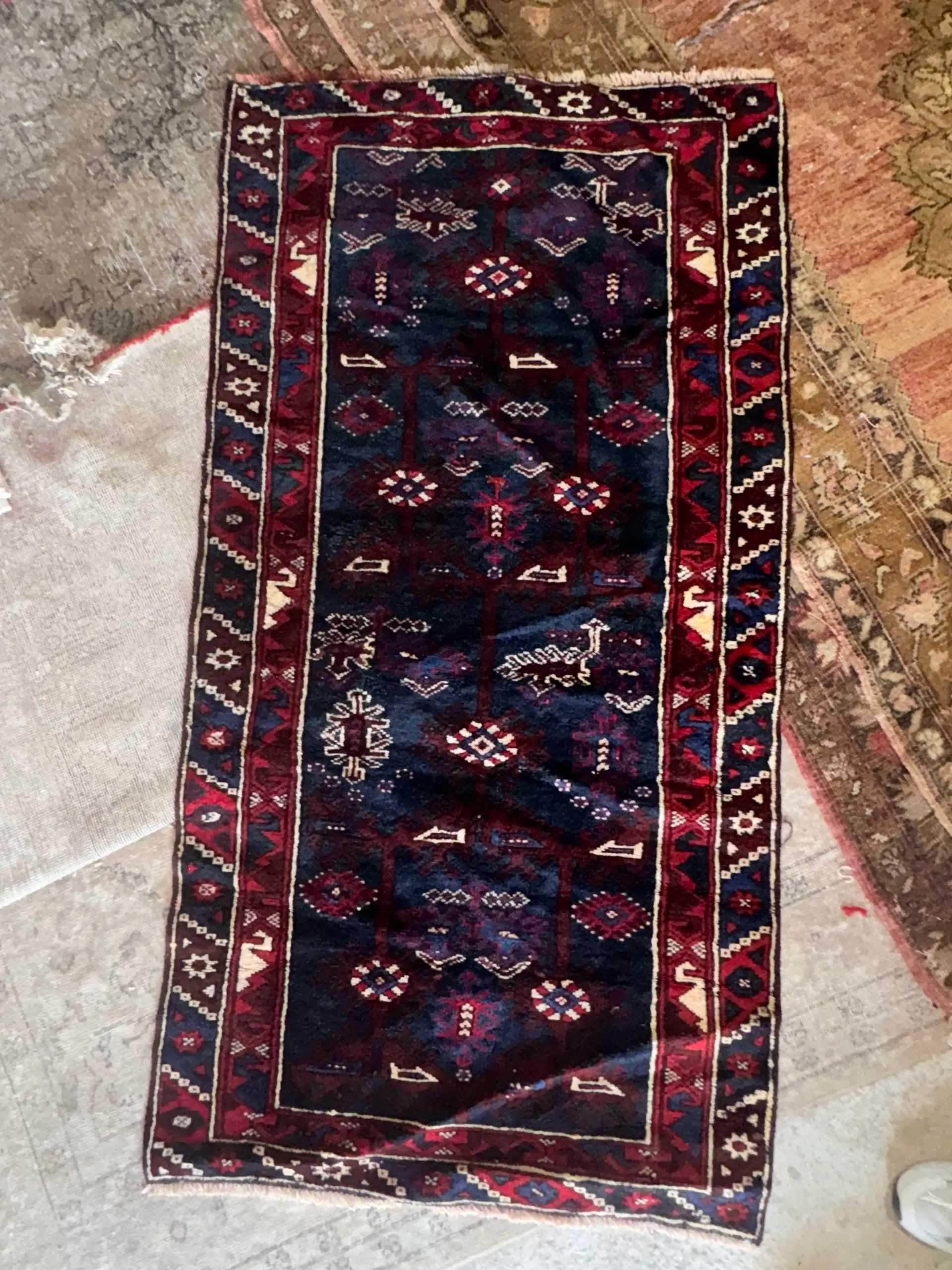 Vintage Handwoven Unique Timeless Turkish Rug Kilim