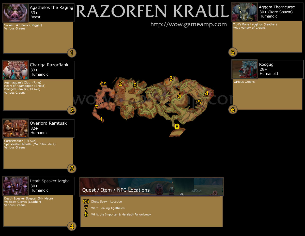 52PK Wow 52pk Net Razorfen Kraul 