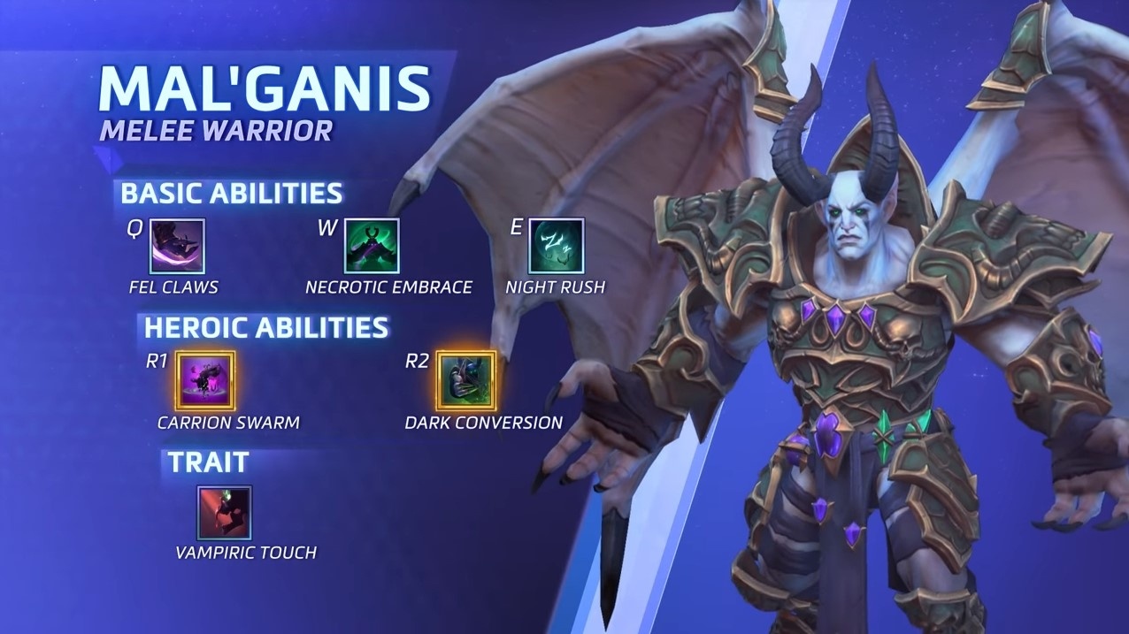 Mal Ganis Oil Painting Hearthstone