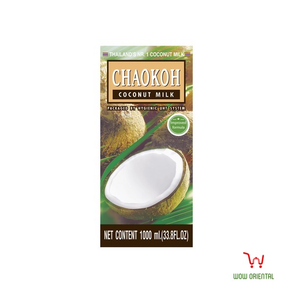 CHAOKOH coconut milk 18% fat 1L - WOW Oriental