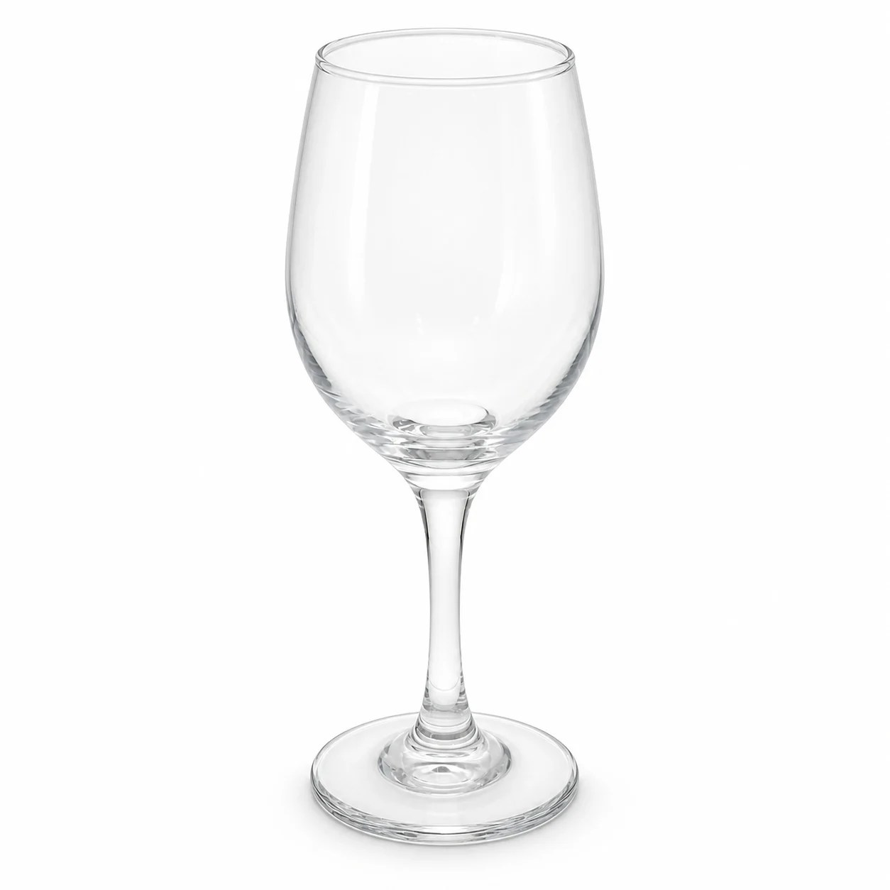 Clear Stemmed Wine Glass (L)