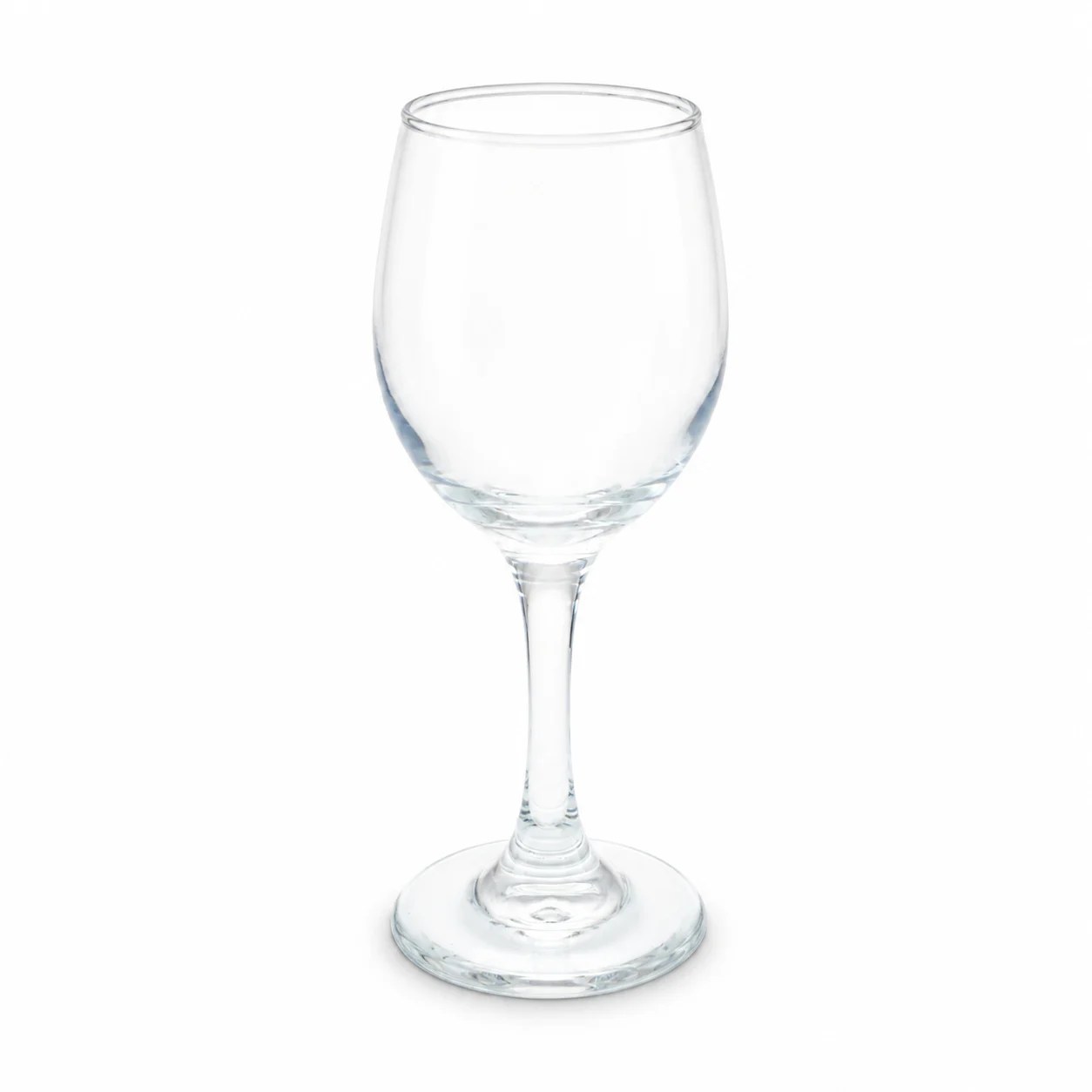 Small Clear Stemmed Wine Glass
