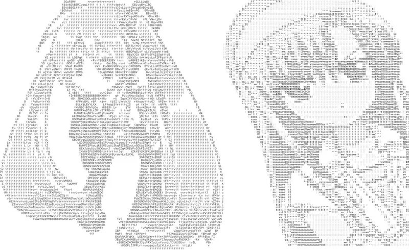 Asiáticos e suas ASCII arts - Artes em texto ascii2